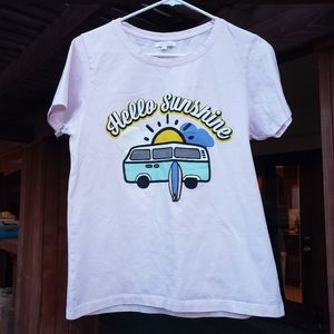 (3/$12) Fisherfield baby pink t shirt